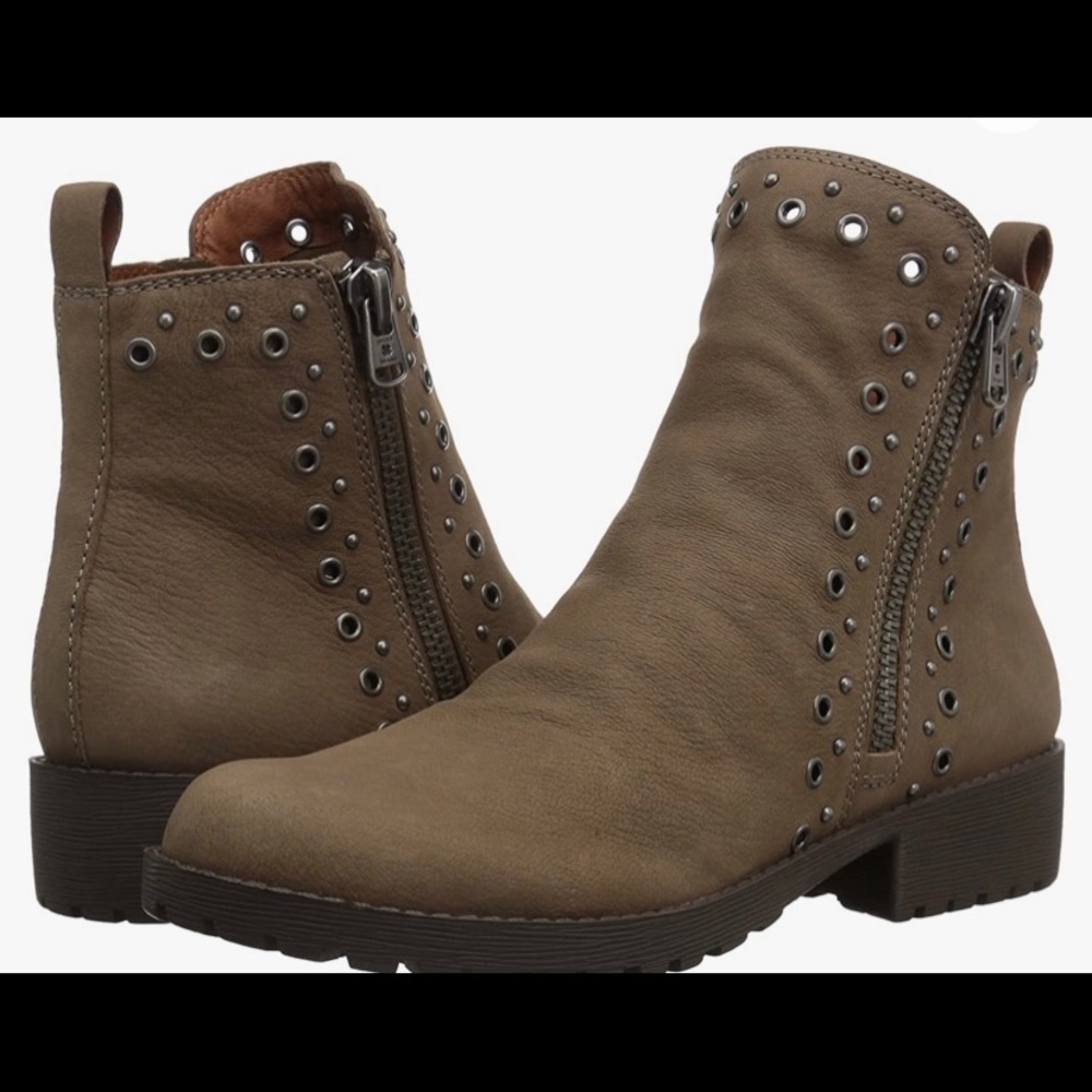 NIB Lucky Brand Boots “Hannie” Brindle Bridgetown